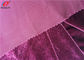 Super Soft Polyester Spandex Velvet Fabric , Elastic Korean Fabric Eco - Friendly
