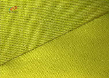 Yellow 120GSM Durable Reflective Fluorescent Material Fabric For Vest Safe Clothing