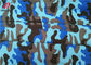 Disruptive Pattern Printed Polyester Spandex Fabric For Bags / Jacket / Shoes